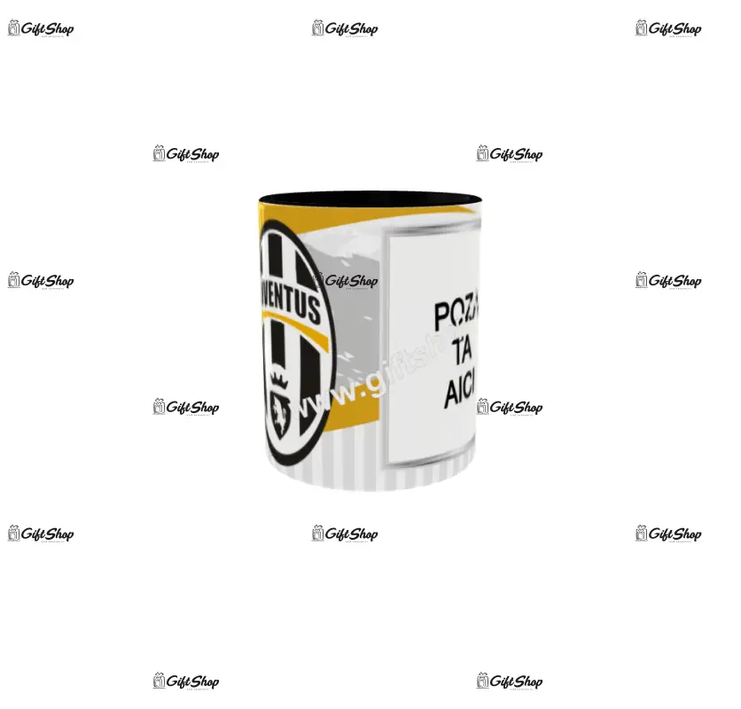 Juventus, cana personalizata cu poza, model 3316